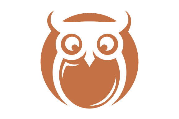 Owl logo icon design animal and simple business abstract vector