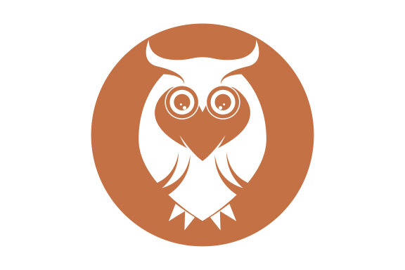 Owl logo icon design animal and simple business abstract vector