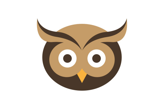 Owl logo icon design animal and simple business abstract vector
