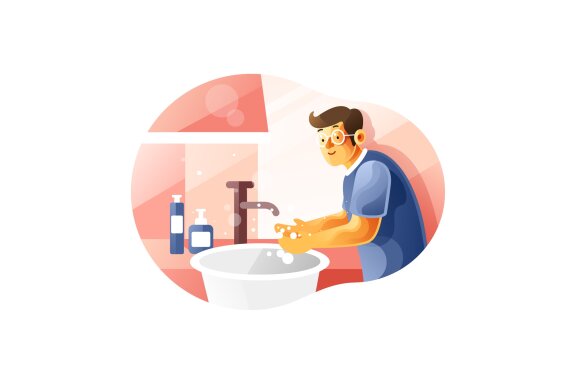 Washing your hands properly all the times