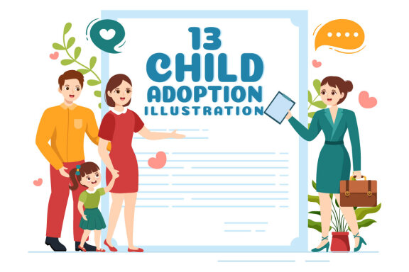 13 Child Adoption Agency Illustration