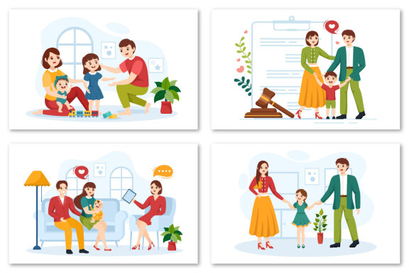 13 Child Adoption Agency Illustration