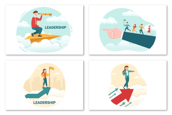 12 Business Leadership - FREE Illustrations