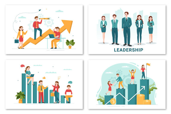 12 Business Leadership - FREE Illustrations