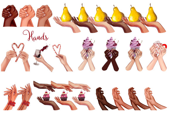 Clipart Love hands | valentine's day png
