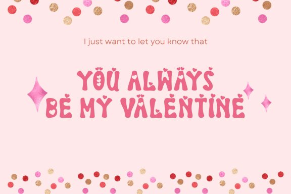 Pink valentine