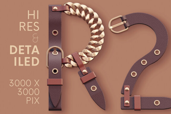 Belt - 3D Lettering
