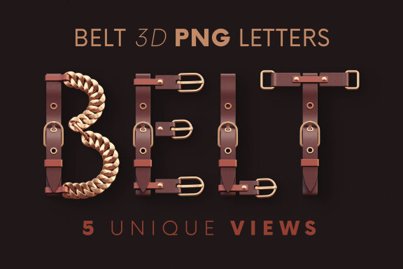 Belt - 3D Lettering