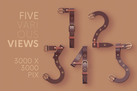 Belt - 3D Lettering