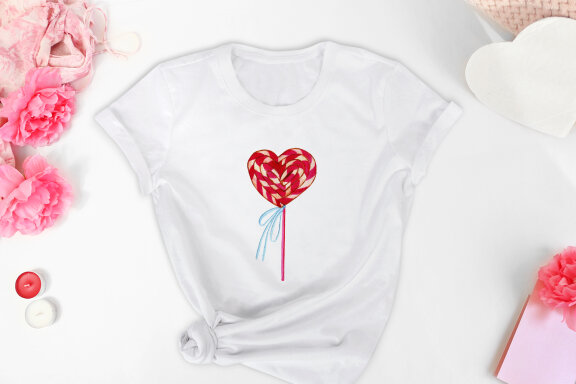 Fairies valentines day watercolor clipart