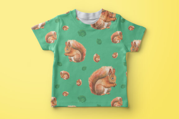 Forest Animals Watercolor Patterns