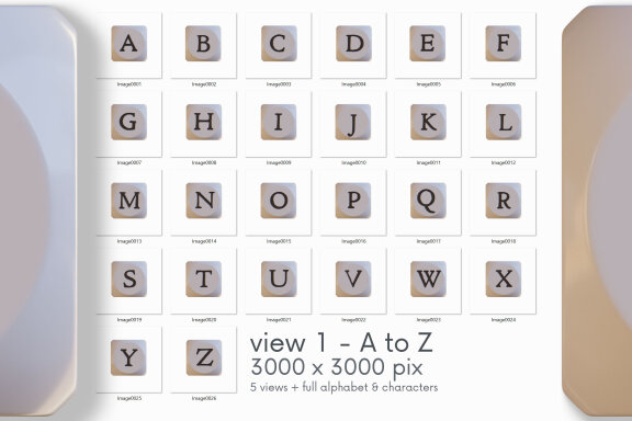 Dice - 3D Lettering