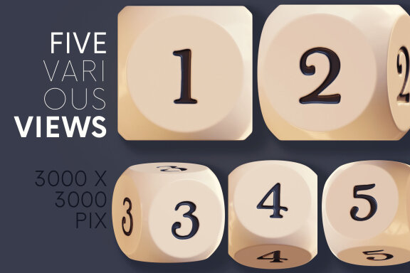 Dice - 3D Lettering
