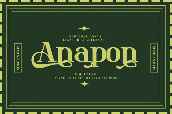 Anapon Serif Fonts