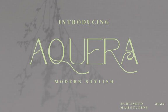 Aquera Serif Fonts