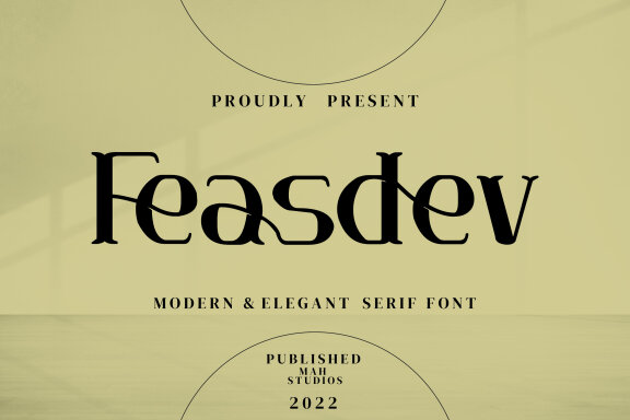 Feasdeav Serif Fonts