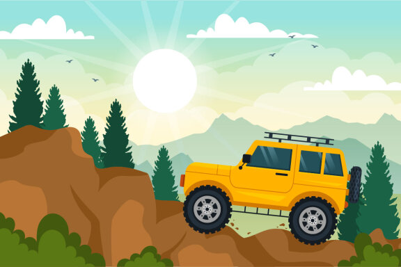 14 Off Road Vehicle Illustration