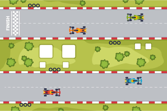 15 Formula Racing Sport Car Illustration