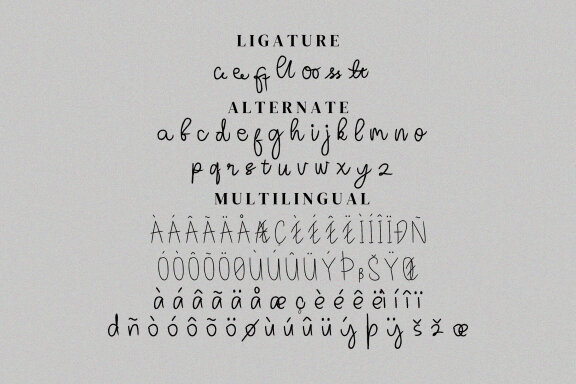 Rushting Script Fonts