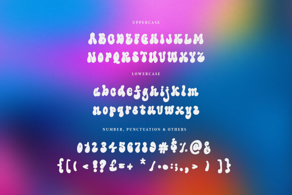 Eighties Party - Bubble Retro Font