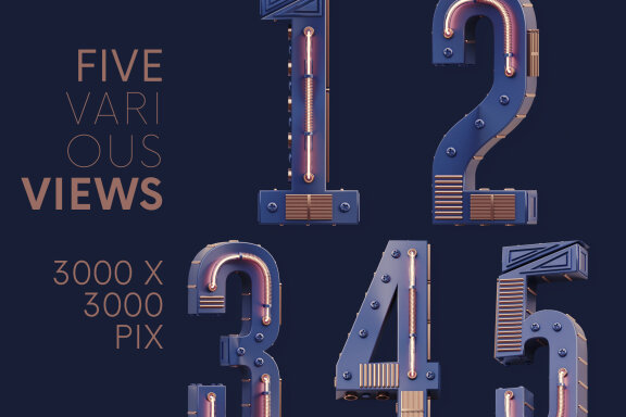 Condensed Future - 3D Lettering