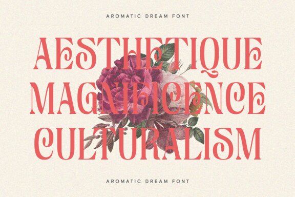 Aromatic Dream - Stylish Display Font