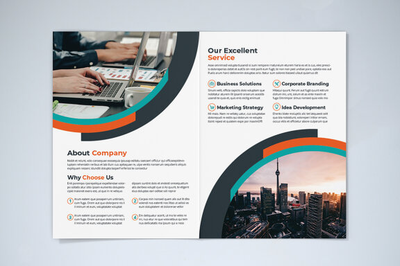 BiFold Business Brochure Template