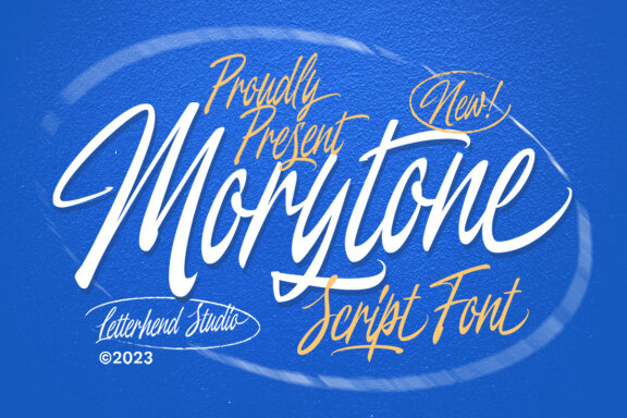 Morytone - Script Font