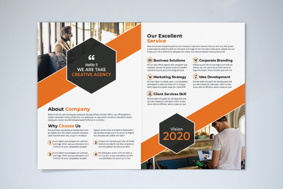BiFold Business Brochure Template