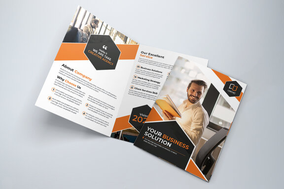 BiFold Business Brochure Template