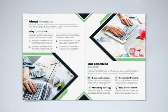 BiFold Business Brochure Template