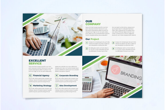 BiFold Business Brochure Template