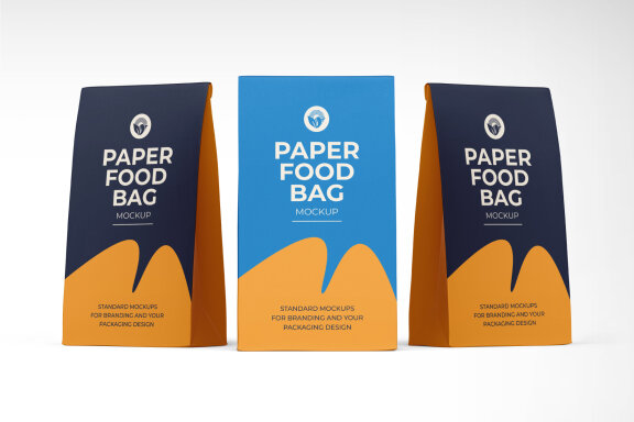 Paper Bag Packaging Mockup