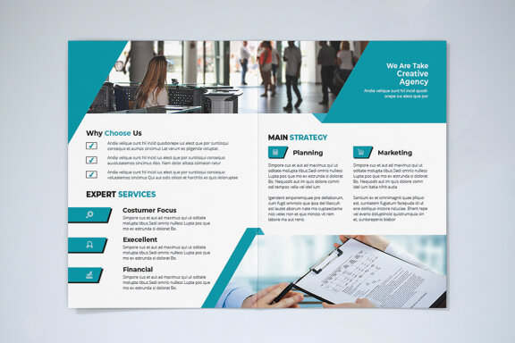 BiFold Business Brochure Template
