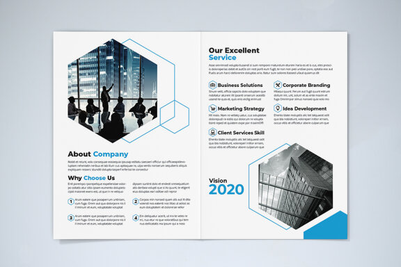 BiFold Business Brochure Template