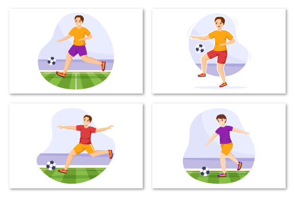 11 Futsal, Soccer or Football Sport Illustration