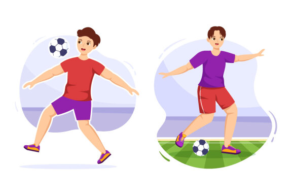 11 Futsal, Soccer or Football Sport Illustration