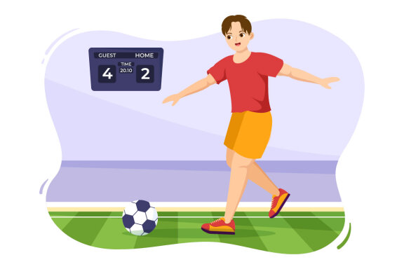 11 Futsal, Soccer or Football Sport Illustration