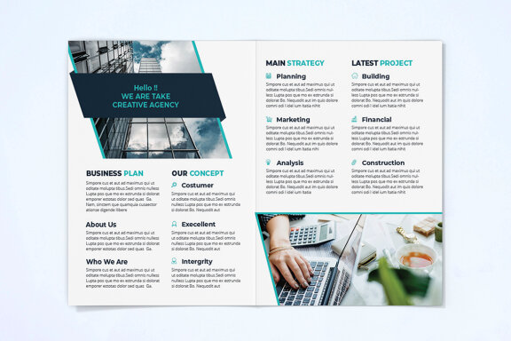 BiFold Business Brochure Template