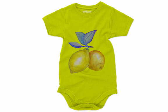 Set of Watercolor Lemons