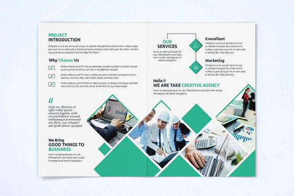 BiFold Business Brochure Template