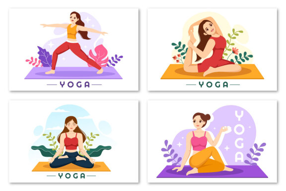 17 Yoga and Meditation Practices Illustration