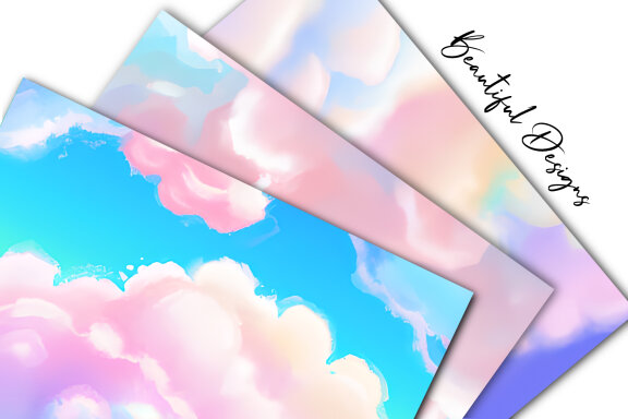 Eye Candy Sky Digital Paper