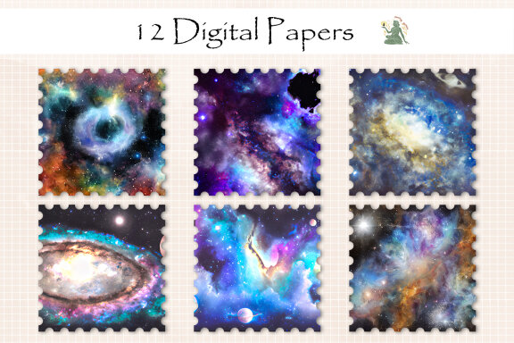Magical Universe II Digital Paper
