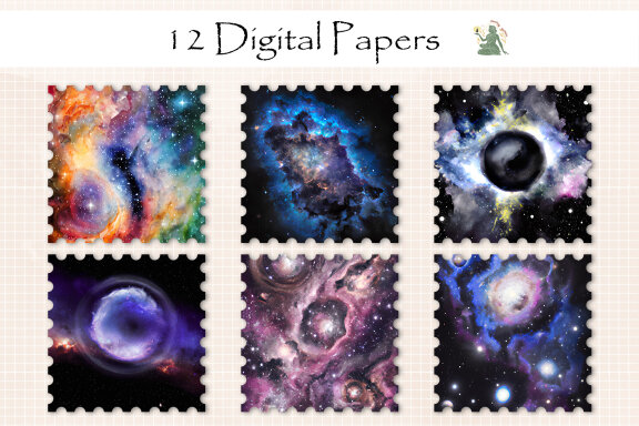 Magical Universe II Digital Paper