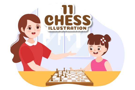 11 Chess Board Game Illustration