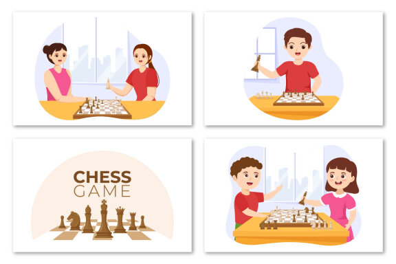 11 Chess Board Game Illustration