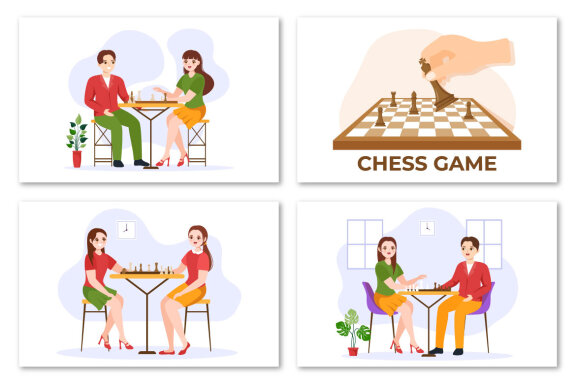 11 Chess Board Game Illustration