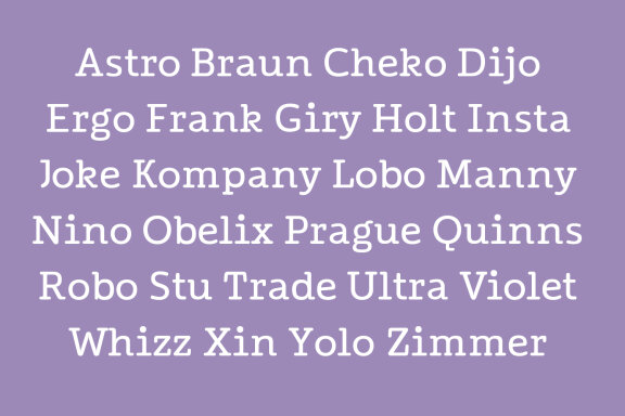 Clovka Serif Display Font