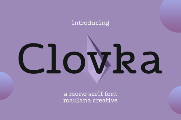 Clovka Serif Display Font